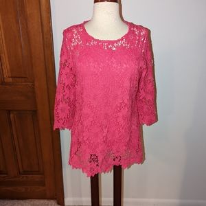 Adore lace-covered sweater